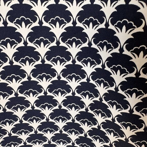 Like New Talbots Faux Wrap Dress in Navy and White - Size P Petite - Picture 4 of 9